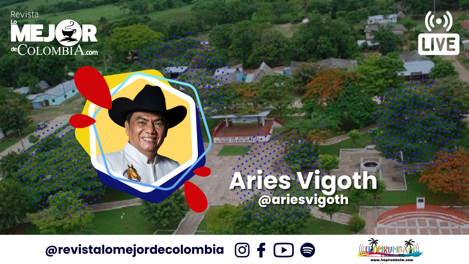 Aries Vigoht en Vivo - Revista lo mejor de Colombia